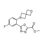 5-[5-氟-2-(2-氧杂-6-氮杂螺[3.3]庚烷-6-基)苯基]-1,3,4-噁二唑-2-甲酸甲酯