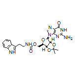 [2-(3-吲哚基)乙基]氨基甲酸[[(3aR,4R,6R,6aR)-6-(2-氨基-6-氧代嘌呤-9(6H)-基)-2,2-二甲基四氢呋喃并[3,4-d][1,3]二噁茂-4-基]甲基]酯
