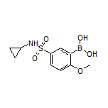 5-(N-环丙基氨基磺酰基)-2-甲氧基苯硼酸