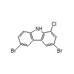 3,6-二溴-1-氯-9H-咔唑