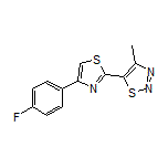5-[4-(4-氟苯基)-2-噻唑基]-4-甲基-1,2,3-噻二唑