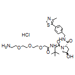 (2S,4R)-1-[(S)-14-氨基-2-(叔丁基)-4-氧代-6,9,12-三氧杂-3-氮杂十四碳-1-酰基]-4-羟基-N-[4-(4-甲基噻唑-5-基)苄基]吡咯烷-2-甲酰胺盐酸盐