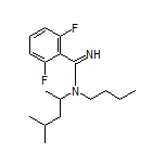 N-丁基-2,6-二氟-N-(4-甲基戊烷-2-基)苯甲脒