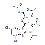 4,6-二氯-2-(异丙基氨基)-1-(2,3,5-三-O-乙酰基-β-L-呋喃核糖基)苯并咪唑