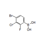 4-溴-3-氯-2-氟苯硼酸