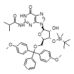 N2-异丁酰基-5’-O-(4,4’-二甲氧基三苯甲基)-3’-O-叔丁基二甲基硅基鸟苷