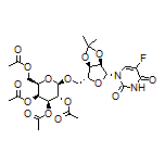 三乙酸[(2R,3S,4S,5R,6R)-2-(乙酰氧基甲基)-6-[[(3aR,4R,6R,6aR)-6-(5-氟-2,4-二氧代-3,4-二氢嘧啶-1(2H)-基)-2,2-二甲基四氢呋喃并[3,4-d][1,3]二噁茂-4-基]甲氧基]四氢-2H-吡喃-3,4,5-三基]酯