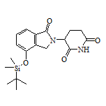 3-[4-[(叔丁基二甲基硅基)氧基]-1-氧代-2-异吲哚啉基]哌啶-2,6-二酮