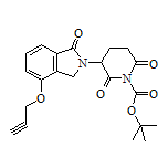 1-Boc-3-[1-氧代-4-(2-丙炔基氧基)-2-异吲哚啉基]哌啶-2,6-二酮