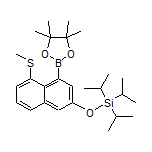 8-(甲硫基)-3-[(三异丙基硅基)氧基]萘-1-硼酸频哪醇酯