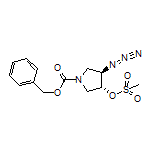 甲磺酸[(3R,4R)-4-叠氮基-1-Cbz-3-吡咯烷基]酯