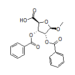 (2S,3S,4R,5R)-3,4-双(苯甲酰基氧基)-5-甲氧基四氢呋喃-2-甲酸