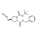 (2S,4R)-4-叠氮基-1-Boc-2-Cbz-吡咯烷