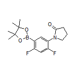 2,4-二氟-5-(2-氧代-1-吡咯烷基)苯硼酸频哪醇酯