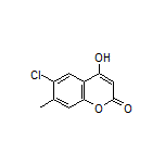6-氯-4-羟基-7-甲基香豆素