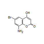 8-氨基-6-溴-4-羟基香豆素