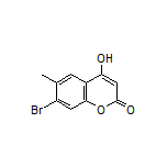 7-溴-4-羟基-6-甲基香豆素
