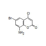 8-氨基-6-溴-4-氯香豆素