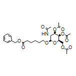 二乙酸[(2R,3R,4R,5R,6R)-5-乙酰氨基-2-(乙酰氧基甲基)-6-[(5-Cbz-戊基)氧基]四氢-2H-吡喃-3,4-二基]酯