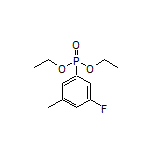 (3-氟-5-甲基苯基)膦酸二乙酯