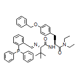 (S)-N-[(S)-3-[4-(苄氧基)苯基]-1-(二乙基氨基)-1-氧代-2-丙基]-2-[(E)-[2-(二苯基膦基)亚苄基]氨基]-3,3-二甲基丁酰胺