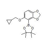 5-(环丙基甲氧基)苯并[d][1,3]二噁茂-4-硼酸频哪醇酯