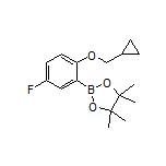 2-(环丙基甲氧基)-5-氟苯硼酸频哪醇酯