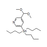 3-(二甲氧基甲基)-5-(三丁基锡基)吡啶