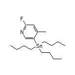 2-氟-4-甲基-5-(三丁基锡基)吡啶