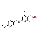 1-[2,6-二氟-4-[(4-甲氧基苄基)硫基]苯基]甲胺