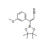 (Z)-2-氰基-1-(3-甲氧基苯基)乙烯基硼酸频哪醇酯