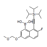 7-氟-3-(甲氧基甲氧基)-8-[(三异丙基硅基)乙炔基]萘-1-硼酸