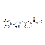 (R)-1-[(4-Boc-吗啉-2-基)甲基]-1H-吡唑-4-硼酸频哪醇酯