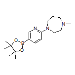 6-(4-甲基-1,4-二氮杂环庚烷-1-基)吡啶-3-硼酸频哪醇酯