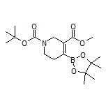 1-Boc-5-(甲氧基羰基)-1,2,3,6-四氢吡啶-4-硼酸频哪醇酯