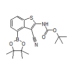 2-(Boc-氨基)-3-氰基苯并[b]噻吩-4-硼酸频哪醇酯