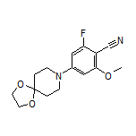 2-氟-6-甲氧基-4-(1,4-二氧杂-8-氮杂螺[4.5]癸烷-8-基)苯甲腈