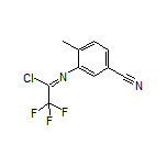 N-(5-氰基-2-甲基苯基)-2,2,2-三氟亚氨代乙酰氯