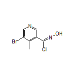 5-溴-N-羟基-4-甲基吡啶-3-亚氨代甲酰氯