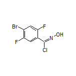 4-溴-2,5-二氟-N-羟基亚氨代苯甲酰氯