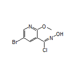 5-溴-N-羟基-2-甲氧基吡啶-3-亚氨代甲酰氯