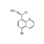 5-溴-N-羟基喹啉-8-亚氨代甲酰氯