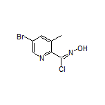 5-溴-N-羟基-3-甲基吡啶-2-亚氨代甲酰氯