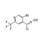 5-溴-N-羟基-2-(三氟甲基)吡啶-4-亚氨代甲酰氯