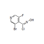 3-溴-5-氟-N-羟基吡啶-4-亚氨代甲酰氯