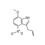 3-烯丙基-7-甲氧基-4-硝基-1H-吲哚