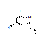 3-烯丙基-7-氟-1H-吲哚-5-甲腈