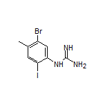 2-溴-5-碘-4-胍基甲苯