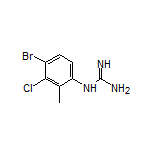 3-溴-2-氯-6-胍基苯甲醚