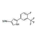 5-[4-氟-3-(三氟甲基)苯基]-1H-吡咯-3-甲腈